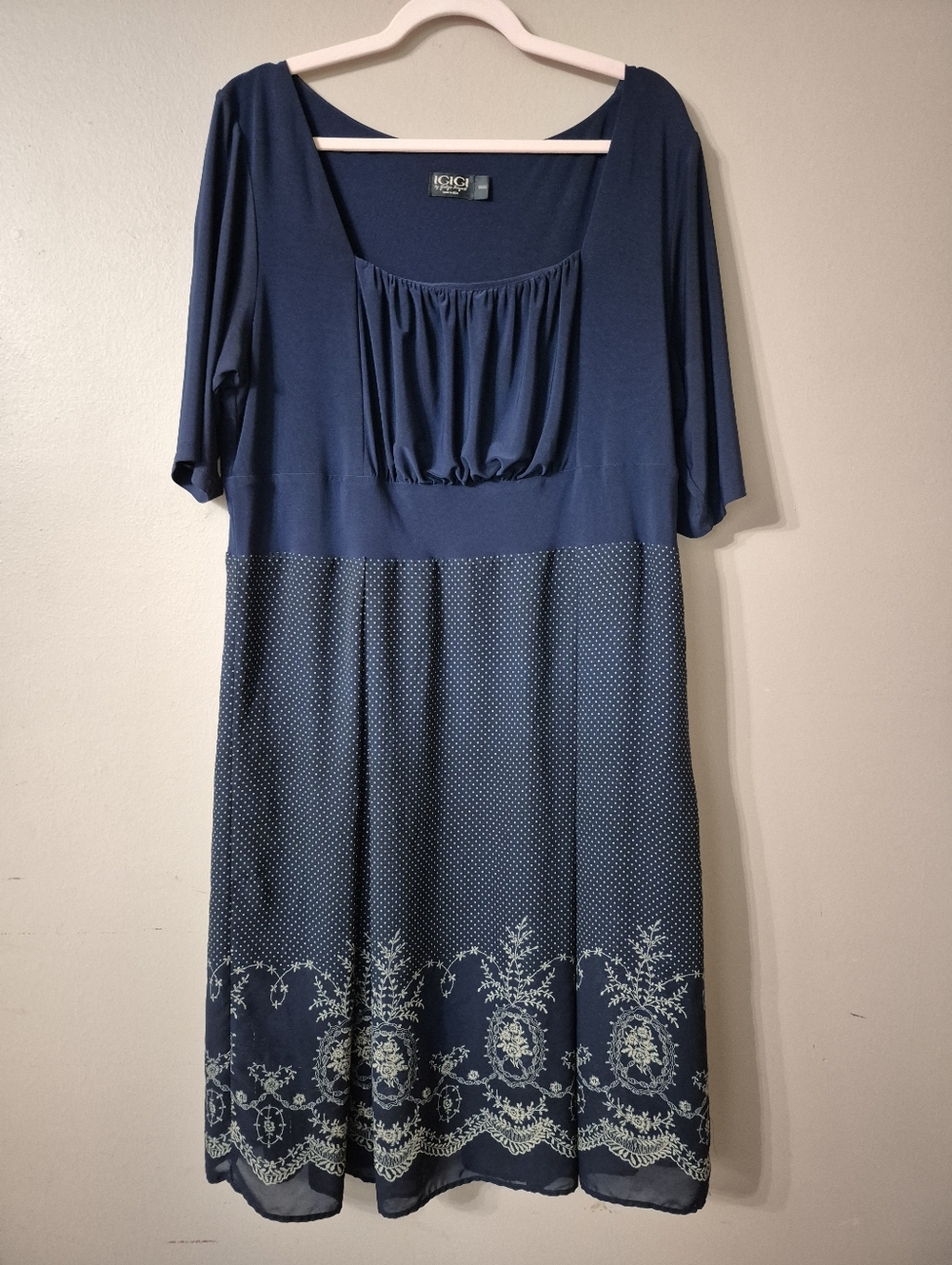 Navy Midi Dress